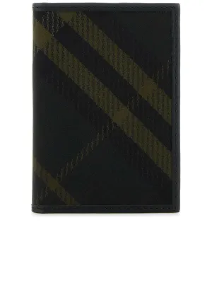 Embroidered Canvas Card Holder