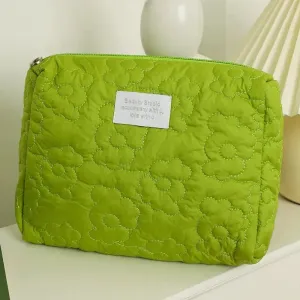 Embroidery Large-Capacity Cosmetic Bag - Waterproof Portable Makeup Pouch