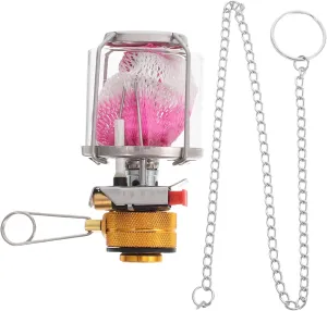Emergency Outdoor Camping Gas Lantern Compact Portable Lamp Vintage Style Tent Lighting for Travel Garden