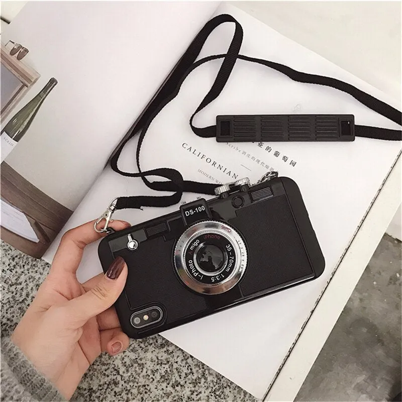 Emily in Paris 3D Retro Camera iPhone Case