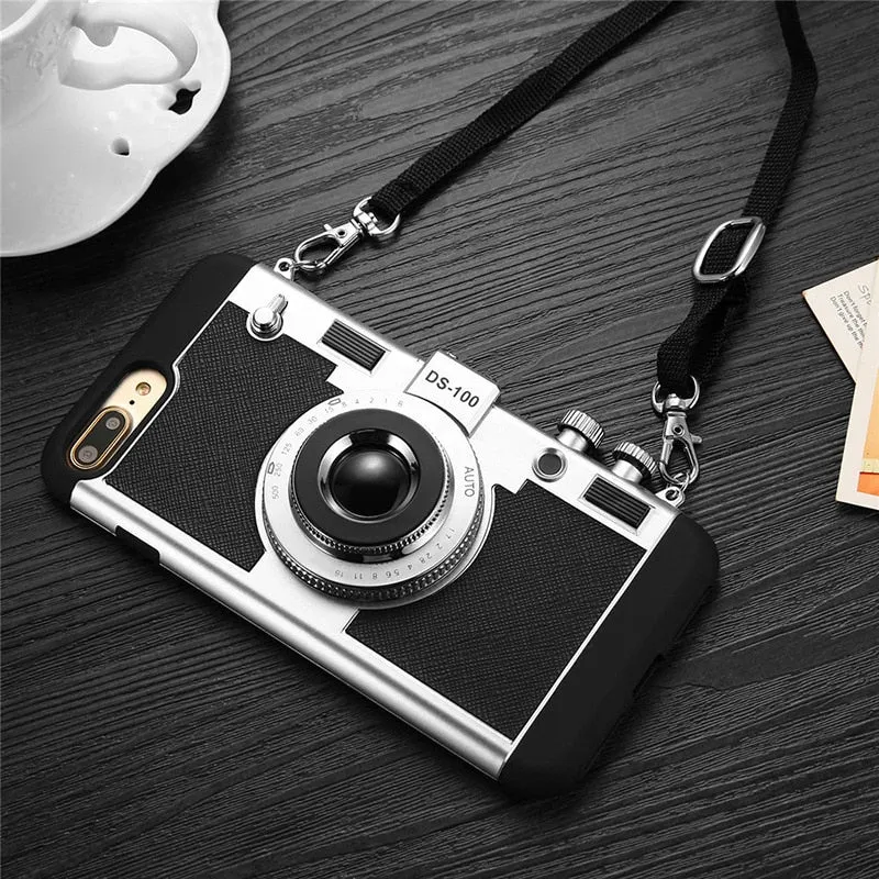 Emily in Paris 3D Retro Camera iPhone Case