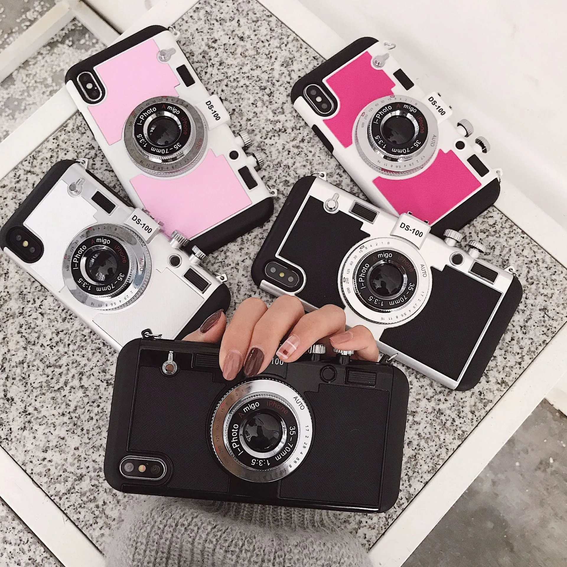 Emily in Paris 3D Retro Camera iPhone Case
