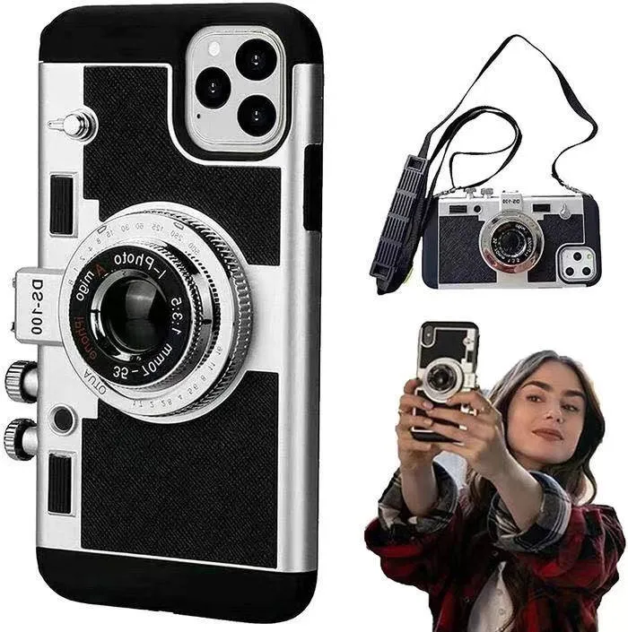 Emily in Paris 3D Retro Camera iPhone Case