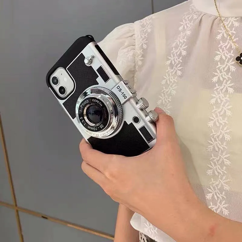Emily in Paris 3D Retro Camera iPhone Case