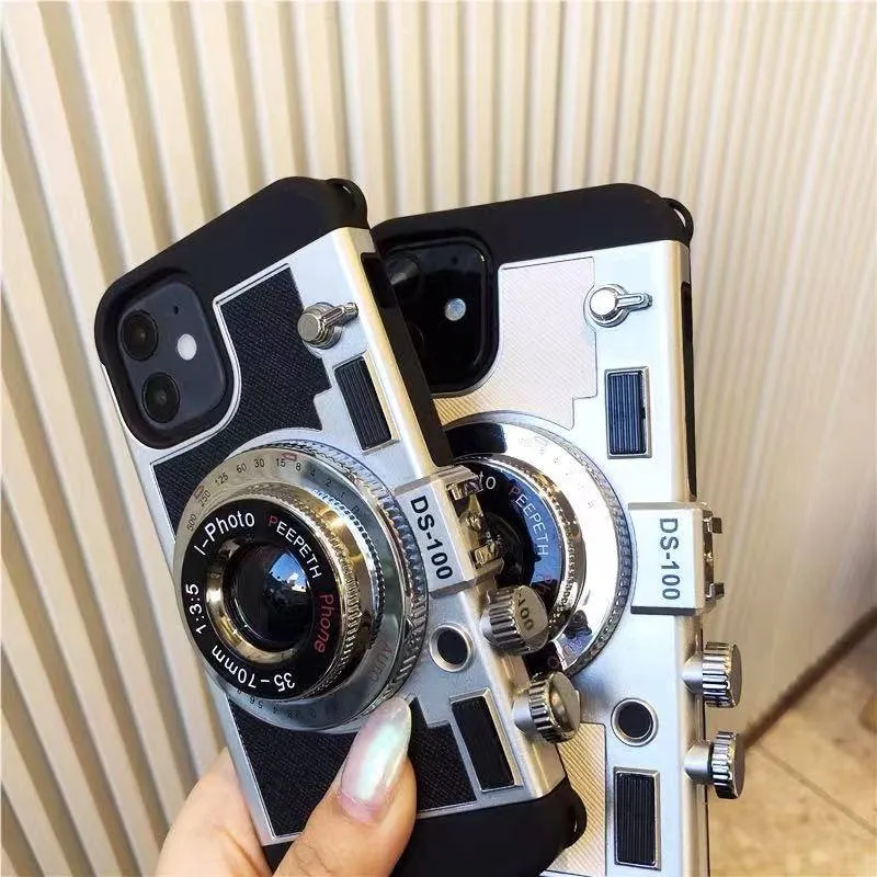 Emily in Paris 3D Retro Camera iPhone Case