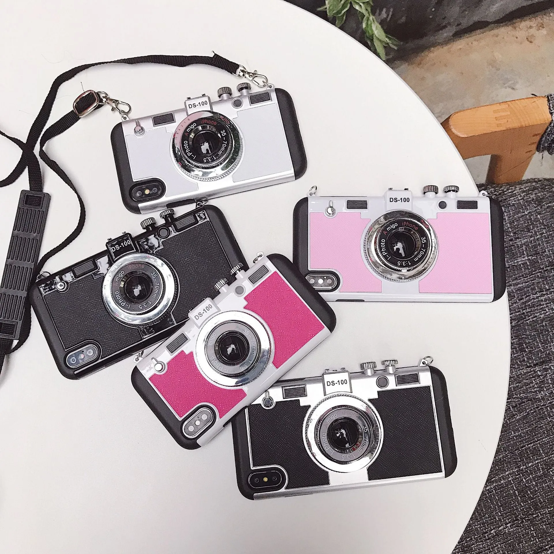 Emily in Paris 3D Retro Camera iPhone Case
