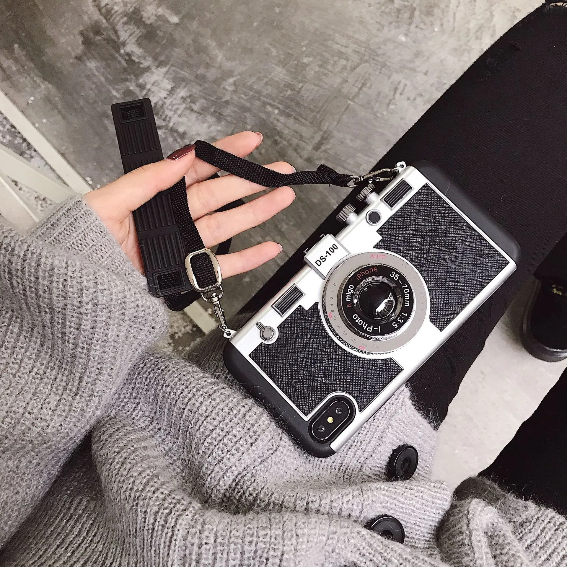 Emily in Paris 3D Retro Camera iPhone Case
