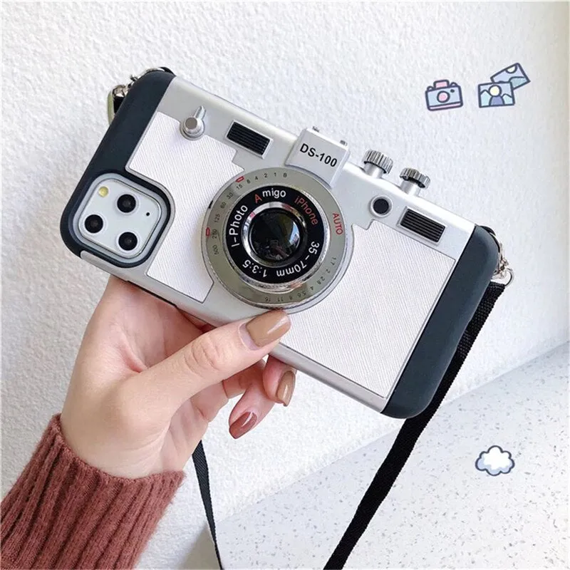 Emily in Paris 3D Retro Camera iPhone Case