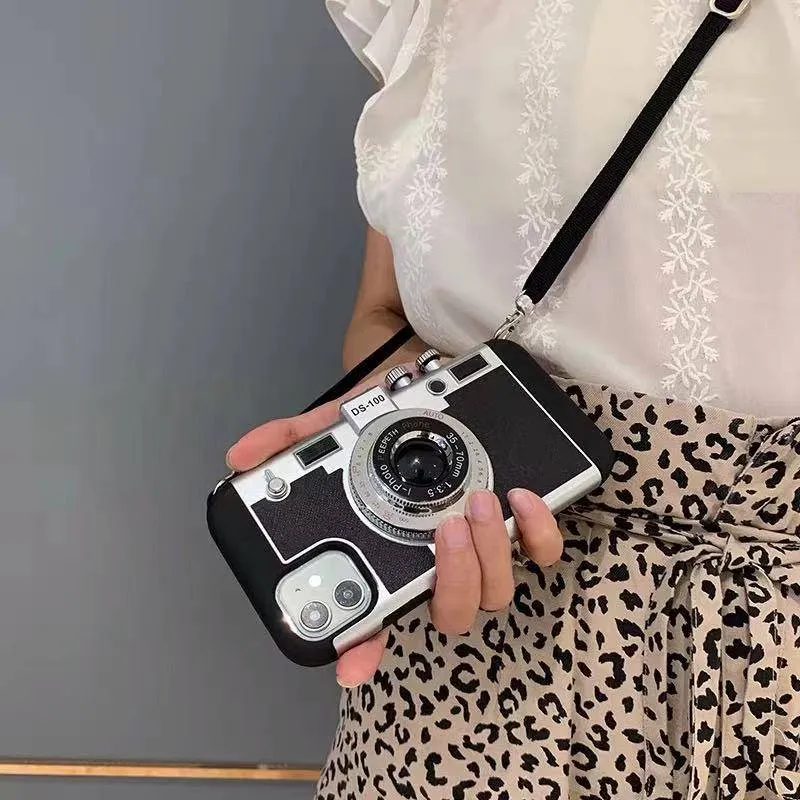 Emily in Paris 3D Retro Camera iPhone Case