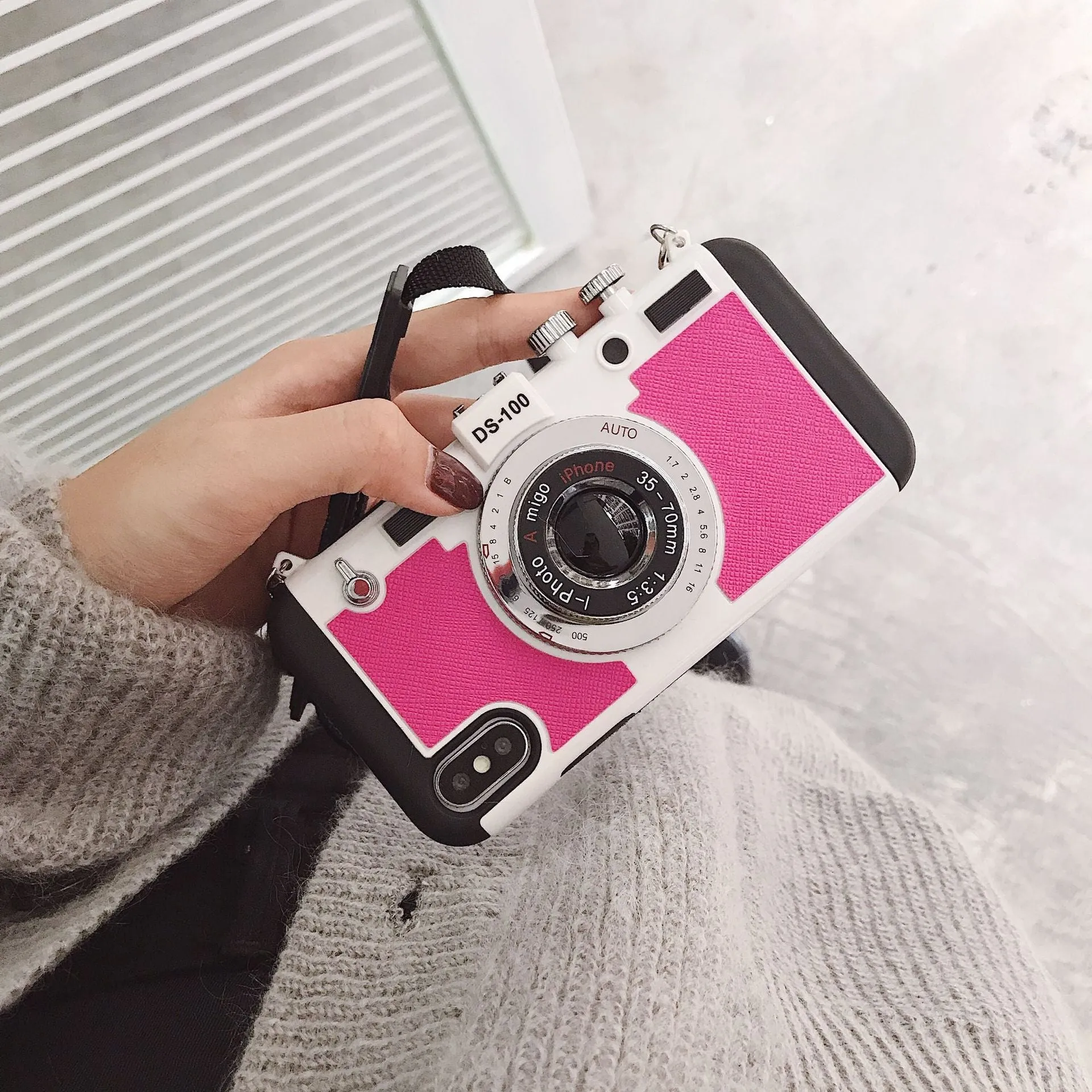 Emily in Paris 3D Retro Camera iPhone Case