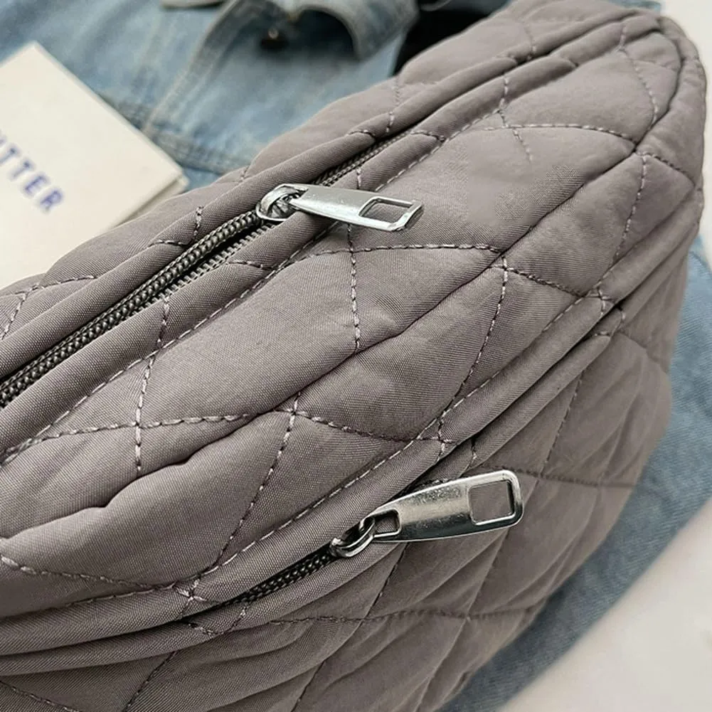Epsion Crossbody Bag for Women handBag with Adjustable Strap 2 Zippers Lightweight Canvas Bag 2024
