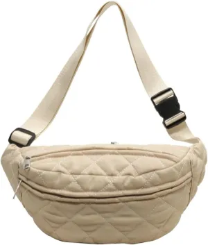 Epsion Crossbody Bag for Women handBag with Adjustable Strap 2 Zippers Lightweight Canvas Bag 2024