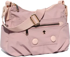 ESVAN Fashionable Women's Crossbody Bag:10-Pocket Purse Handbag Shoulder Bag with 2 Detachable Straps