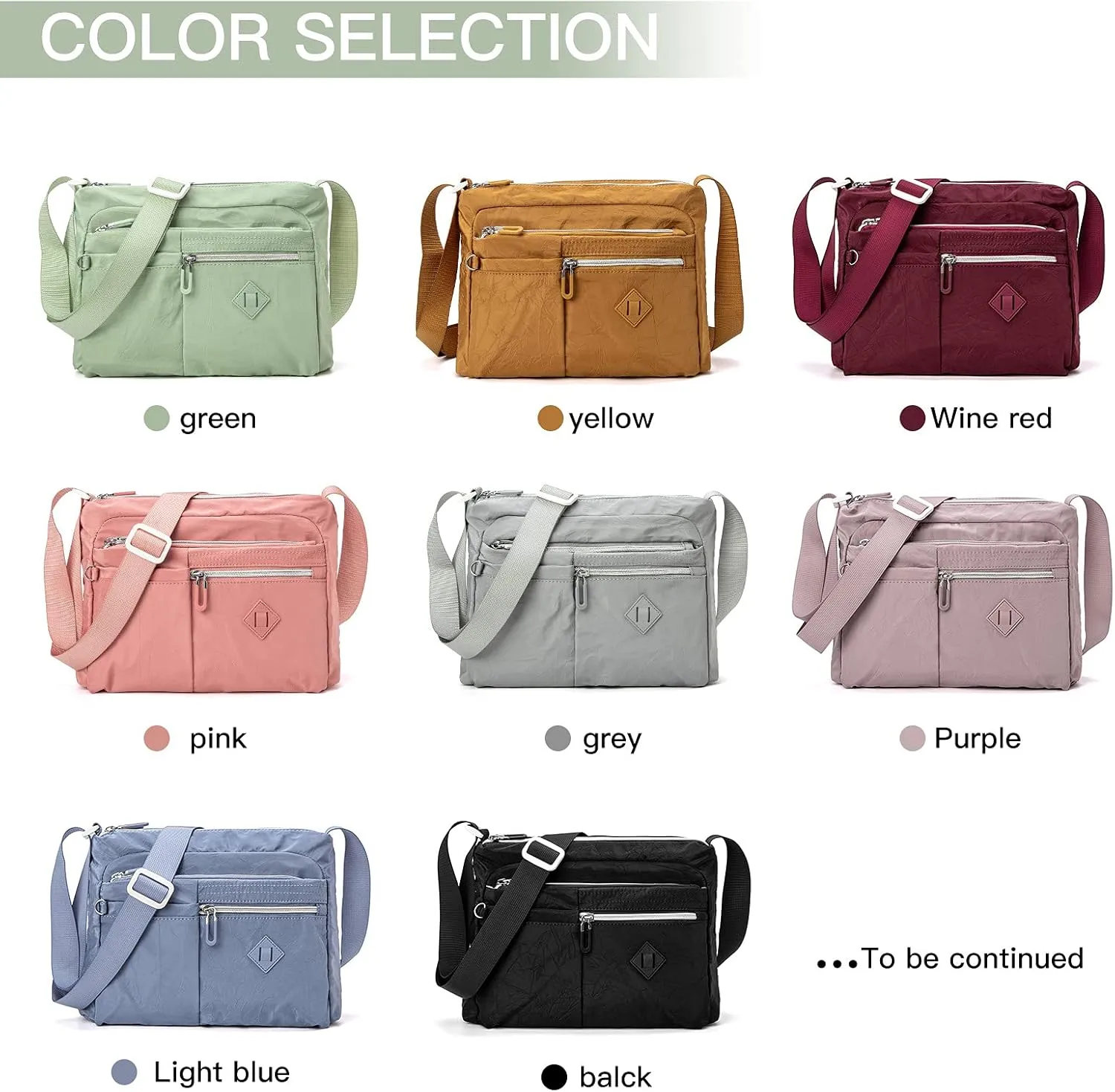 ETidy Crossbody Bag For Women Waterproof Lightweight Casual Shoulder Handbag Purse