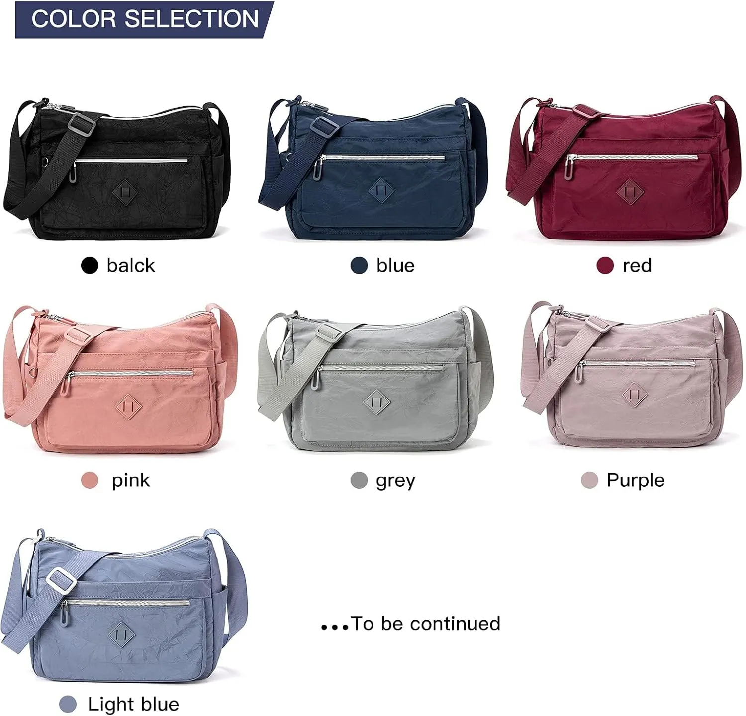 ETidy Crossbody Bag For Women Waterproof Lightweight Casual Shoulder Handbag Purse