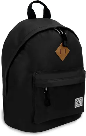 Everest Vintage Backpack, Black, One Size