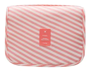 Fabric Multifunction Cosmetic Bag Portable Makeup Pouches Waterproof Travel Toiletry Pouch #20