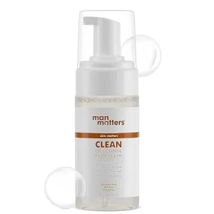 Face & Beard Wash For Men| Fights Acne, & Beard Dandruff| 1% Glycolic Acid | Reduces Excess Oil and Exfoliates Skin Gently | 120 ml