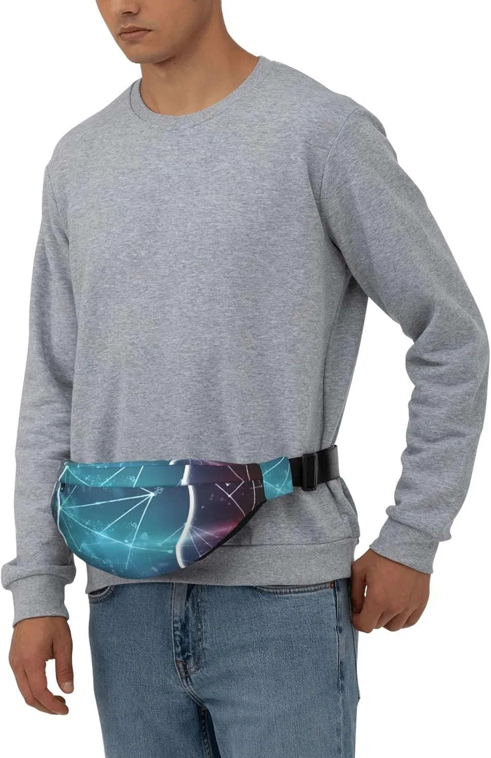 Fanny Pack for Men Women Waist Bag Adjustable Waist Pack Crossbody Belt Bag Formulas Shapes Theory Math Lesson Bum Bag