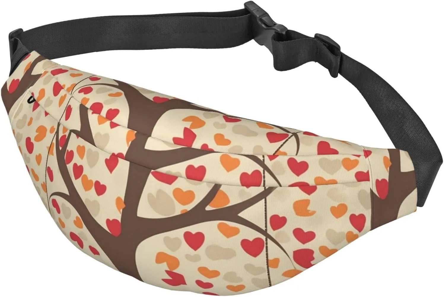 Fanny Packs For Women Men Waist Bag Waterproof Sport Belt Bag Tree With Birds On Swing Fashion Waist Pack Adjustable Crossbody Bags Zipper Bum Bag For Running Hiking Travel