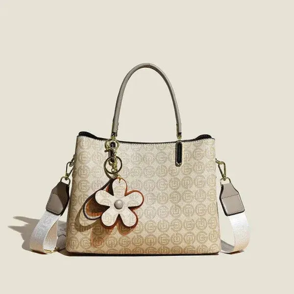 Floral Printed Tote Fashionable Shoulder Crossbody Bag for Every Occasion