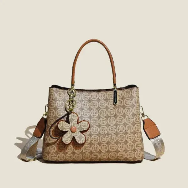 Floral Printed Tote Fashionable Shoulder Crossbody Bag for Every Occasion