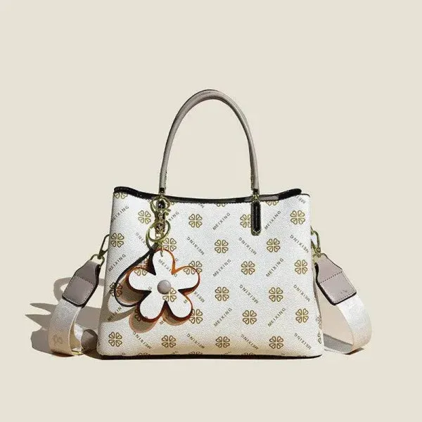 Floral Printed Tote Fashionable Shoulder Crossbody Bag for Every Occasion