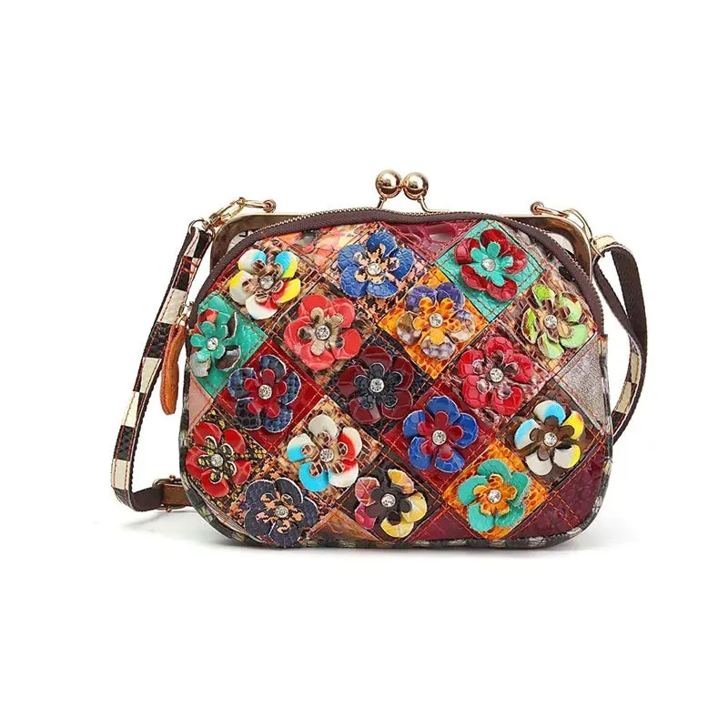 Flower Color Slant Bag