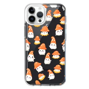 For Apple iPhone 14 Pro Max Cute Cartoon Mushroom Ghost Characters Design Hybrid Protective Phone Case Cover