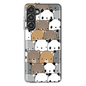 For Samsung Galaxy S23 Cute Bears Slim Shockproof Hard Shell TPU Case Heavy Duty Protective Phone Cover