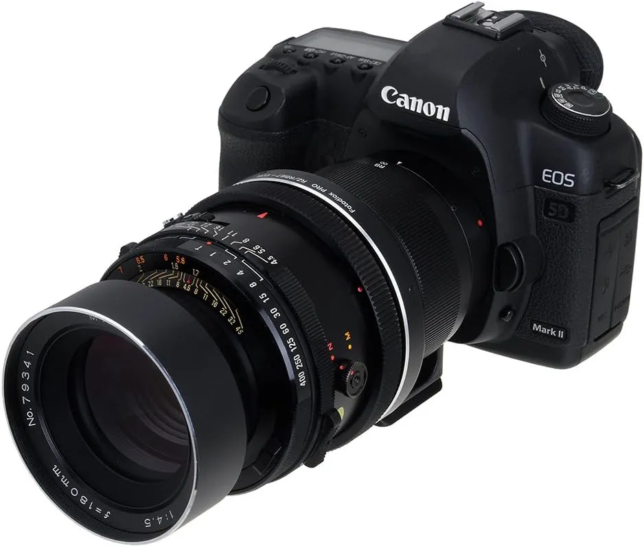 Fotodiox Pro Lens Mount Adapter with Focusing Barrel, for Mamiya RB67 & RZ67 Lenses to Canon EOS (EF, EF-S) Camera System (Such as 7D, 60D, 5D Mark III and More)