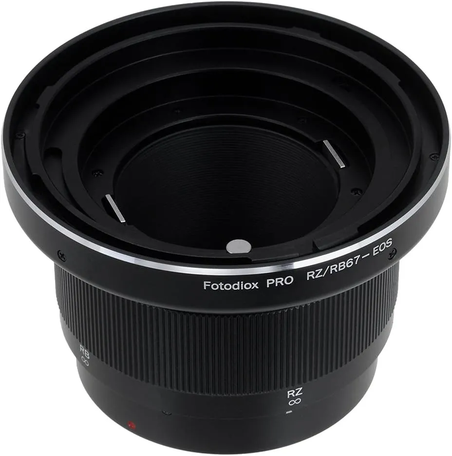 Fotodiox Pro Lens Mount Adapter with Focusing Barrel, for Mamiya RB67 & RZ67 Lenses to Canon EOS (EF, EF-S) Camera System (Such as 7D, 60D, 5D Mark III and More)
