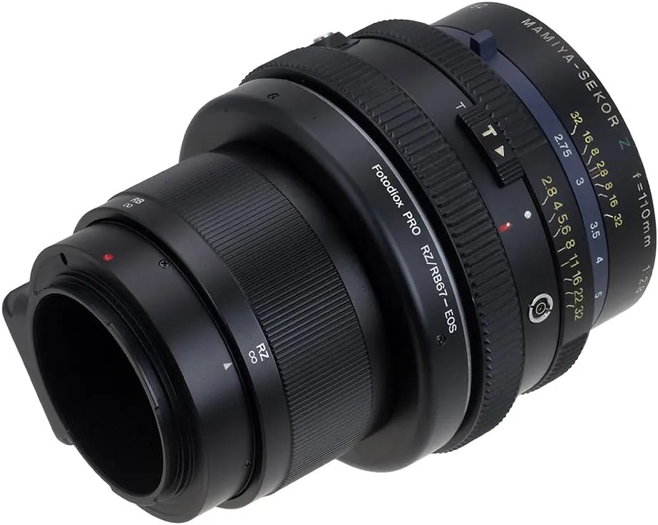 Fotodiox Pro Lens Mount Adapter with Focusing Barrel, for Mamiya RB67 & RZ67 Lenses to Canon EOS (EF, EF-S) Camera System (Such as 7D, 60D, 5D Mark III and More)