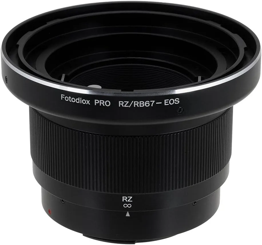 Fotodiox Pro Lens Mount Adapter with Focusing Barrel, for Mamiya RB67 & RZ67 Lenses to Canon EOS (EF, EF-S) Camera System (Such as 7D, 60D, 5D Mark III and More)