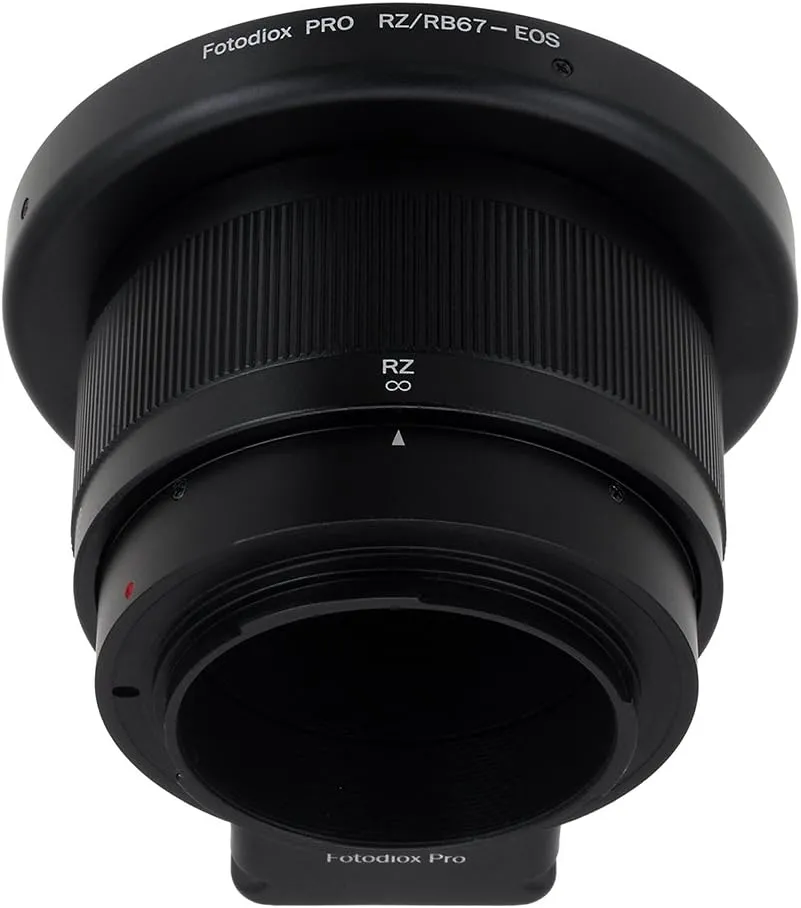 Fotodiox Pro Lens Mount Adapter with Focusing Barrel, for Mamiya RB67 & RZ67 Lenses to Canon EOS (EF, EF-S) Camera System (Such as 7D, 60D, 5D Mark III and More)