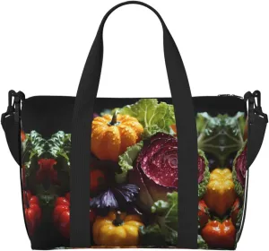 Fresh Cabbage Crossbody handbag, travel casual handbag, suitable for work, travel, fitness, tourism, women's zipper storage bag,
