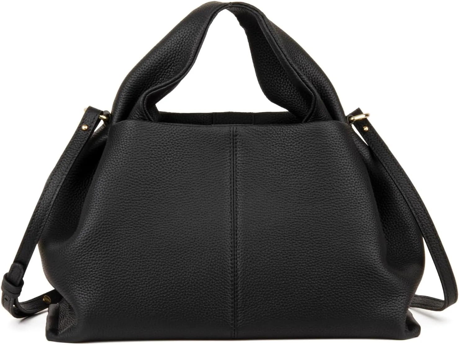 Genuine Leather Retro Shoulder Crossbody Bag for Women, Chic Dumpling Bag and Cute Cloud Handbag for Women