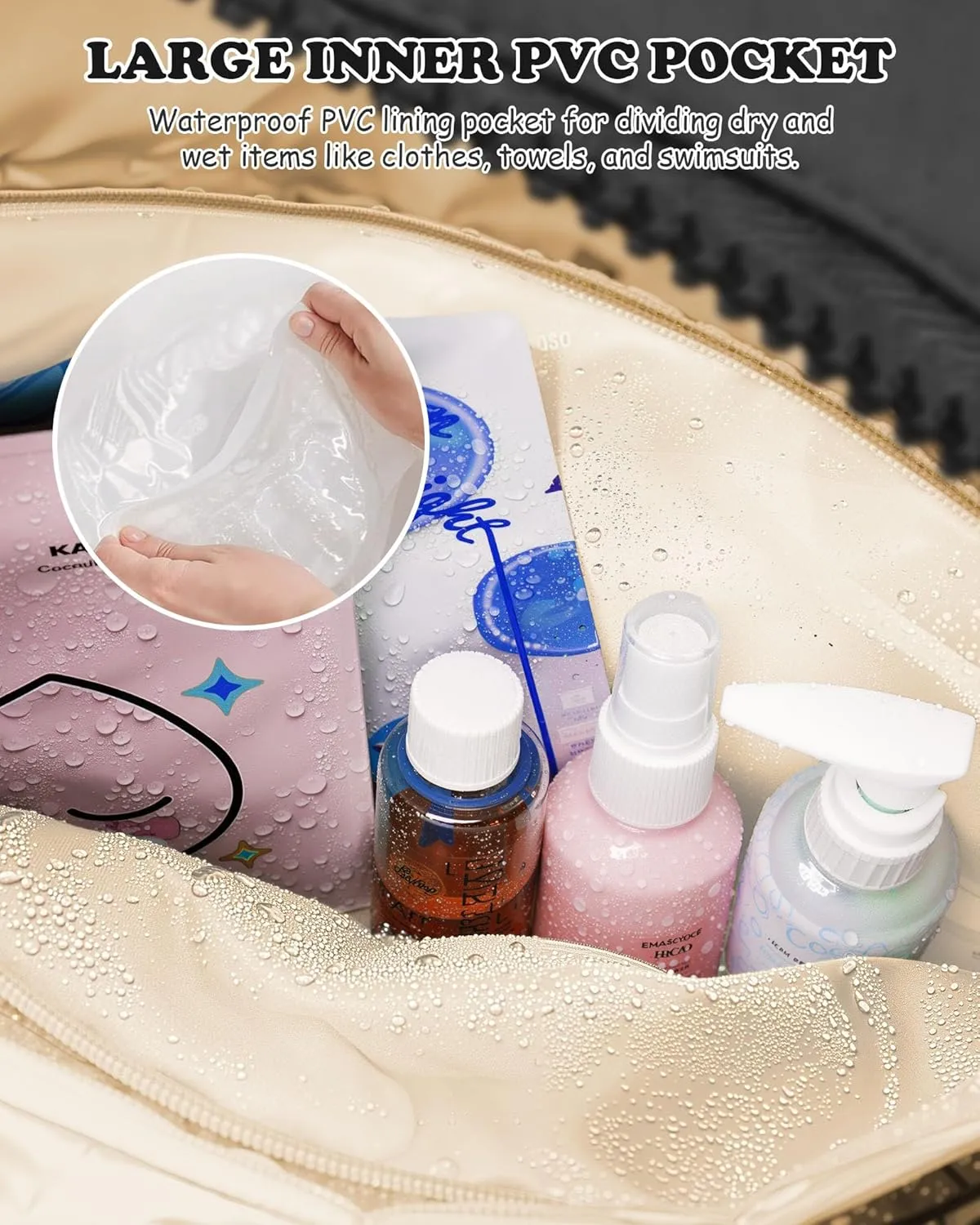 Gift Ideas for Women-Bridesmaid Proposal Gifts, Initial Duffel Bag, Weekender Bag, Monogram Overnight Bag for Women, Travel Bag with Makeup Bag, Granddaughter Gift from Grandmom (Letter W)