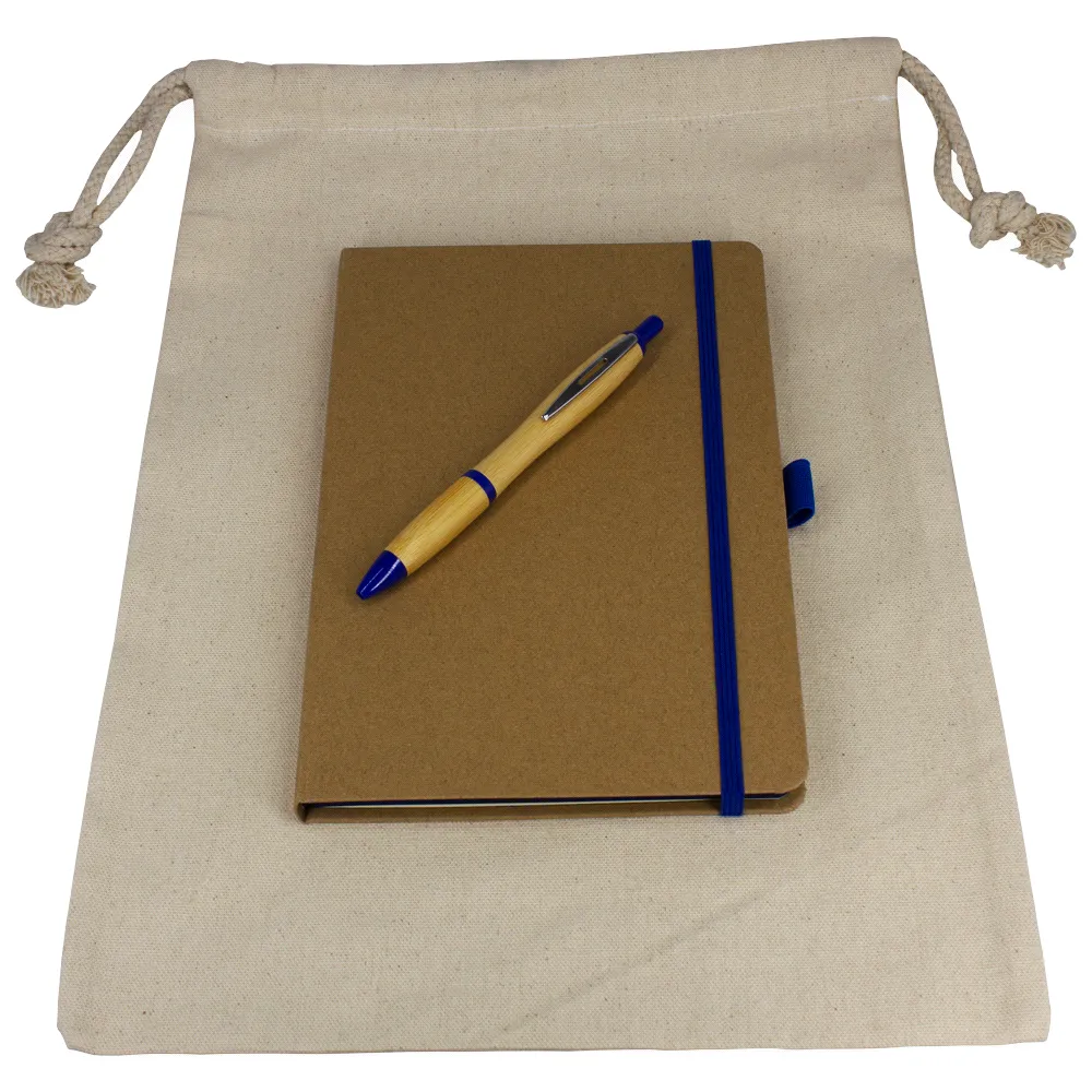 Gift Set - Drawstring Bag   JournalBook   Pen