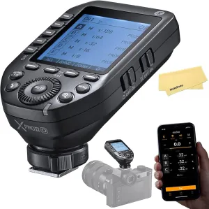 GODOX XProII-O XProIIO TTL Wireless Flash Trigger for Olympus Panasonic Camera,2.4G 1/8000s HSS,Built-in Bluetooth for Smartphone APP Control,TTL Convert-Manual TCM Function,Quick Release Lock Hotshoe