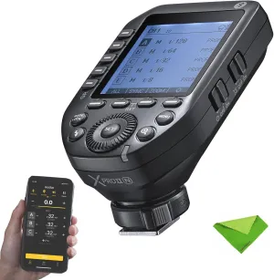 Godox XProII XProII-N XProIIN Flash Trigger for Nikon, Wireless Transmitter 2.4G TTL HSS 1/8000S Bluetooth Connection, New Hotshoe Locking Large Screen Trigger for Nikon Cameras (Xpro Xpro-N Upgraded)