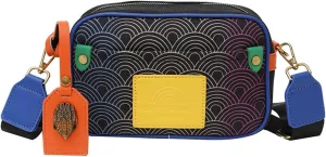 Gradient Print Crossbody Bag,Adjustable Fashionable One-Shoulder Crossbody Bag, Versatile Personality.
