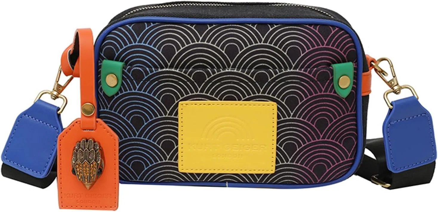 Gradient Print Crossbody Bag,Adjustable Fashionable One-Shoulder Crossbody Bag, Versatile Personality.