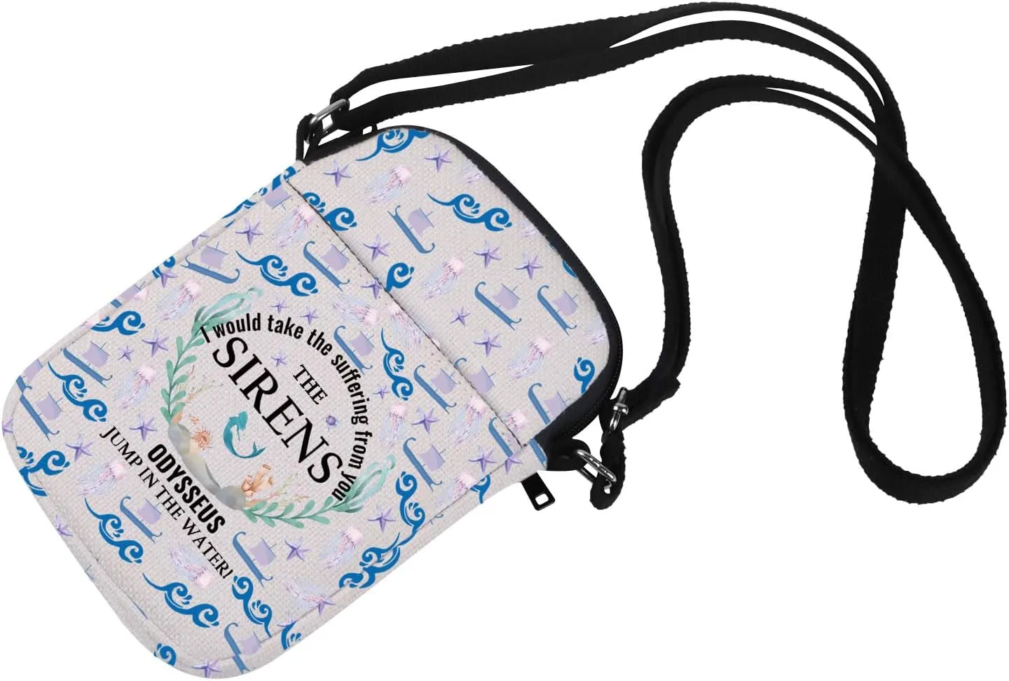 Greek Musical Inspired Greek Saga Sirens Gift O & P Crossbody Bag for Musical Fans