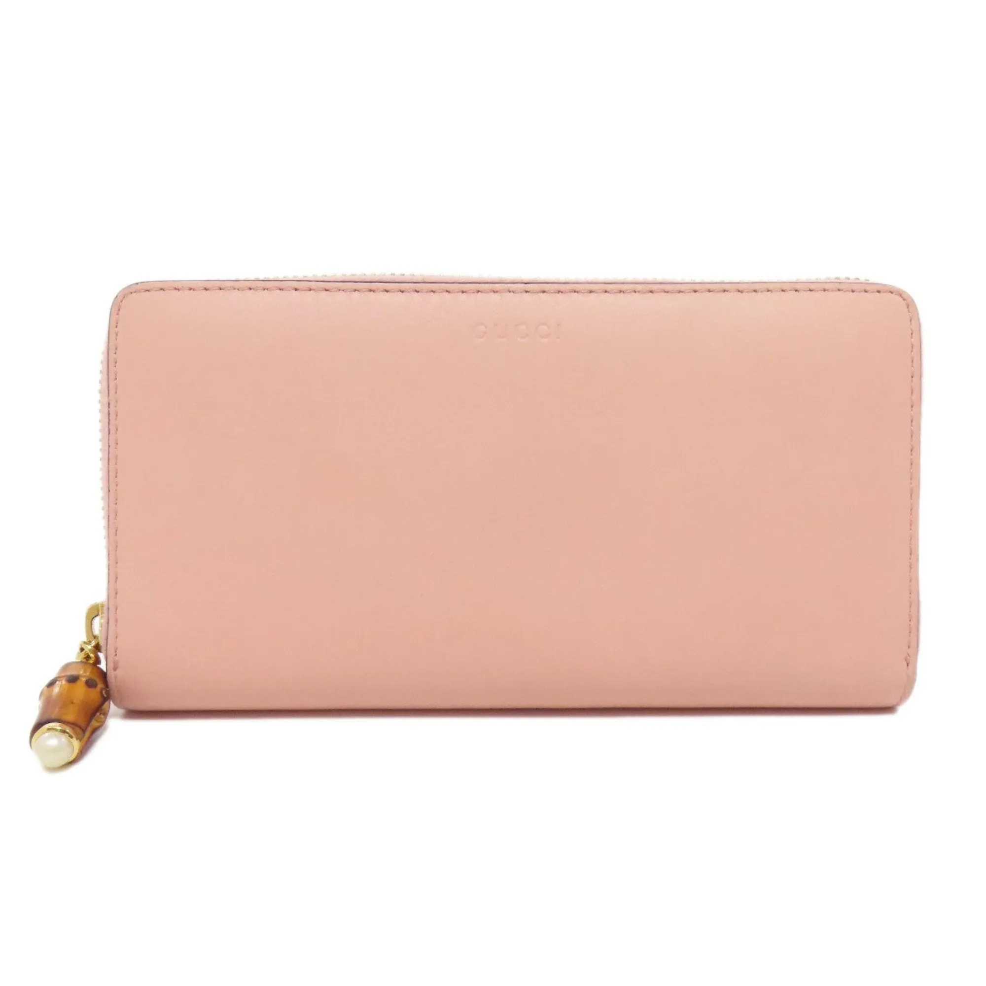 Gucci Zip Wallet Bamboo Detail