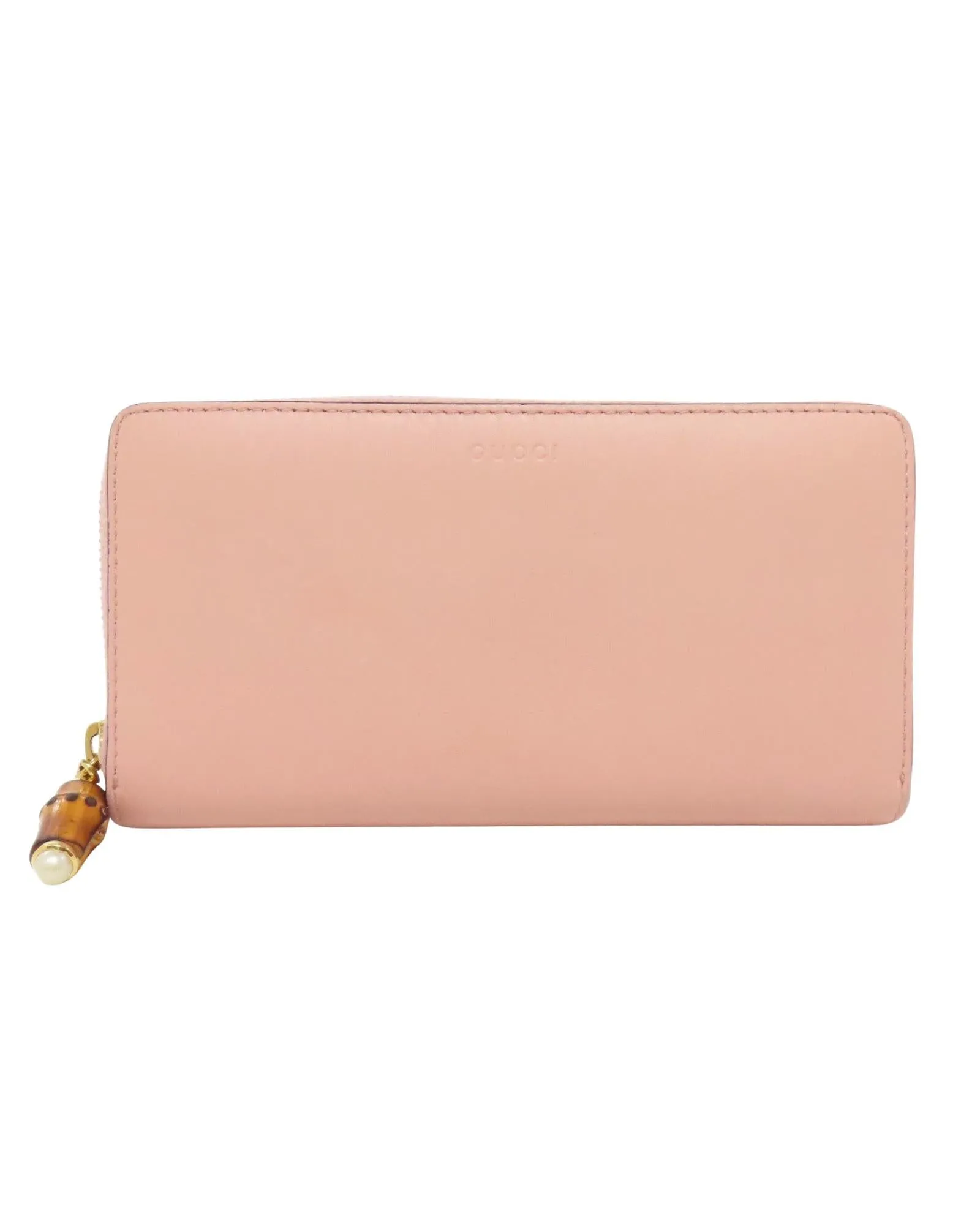 Gucci Zip Wallet Bamboo Detail