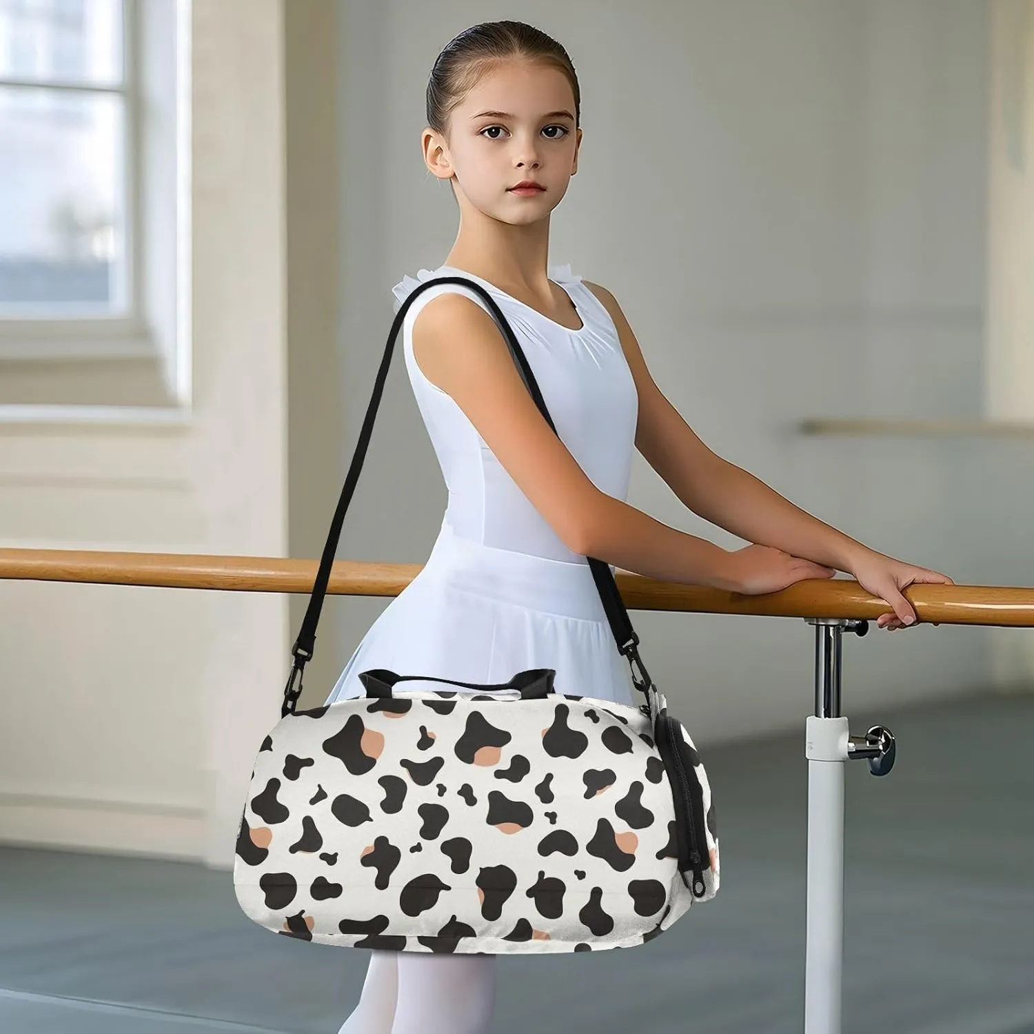 GuoChe Small Crossbody Purse with Shoes Compartment Fashion Purses for Go shopping