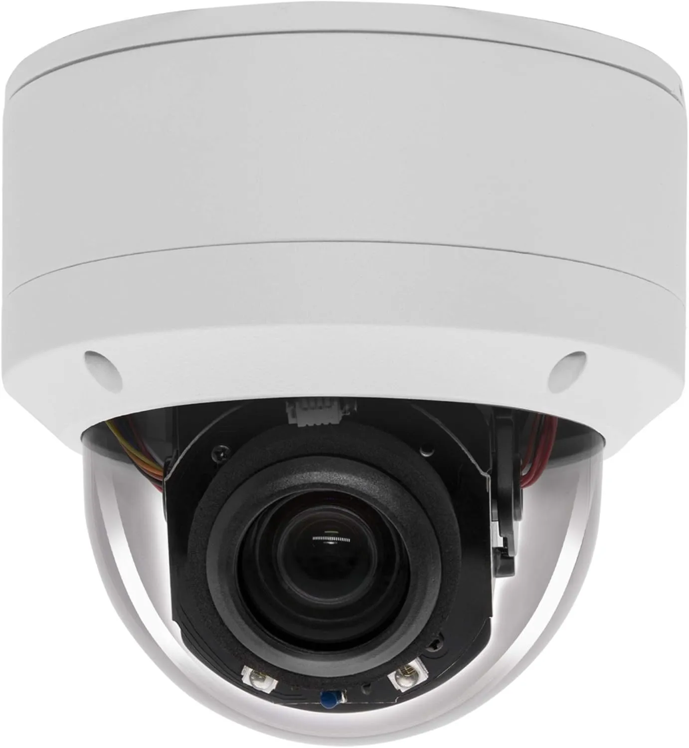 H.265 HD 1080P Security POE PTZ Dome Camera, Hikvision Compatible Indoor/Outdoor 2.7-13.5mm Motorized Lens 5X Zoom, Audio in,Pan 355° Tilt 90°, Waterproof IP66 98ft Night Vision,Motion Detection