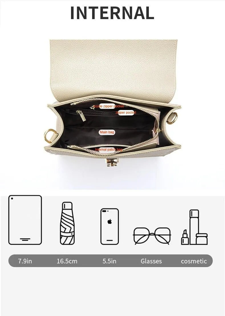 Handcrafted Leather Crossbody Bag - Premium Fashionable & Versatile Leather Shoulder Bag Advanced Style