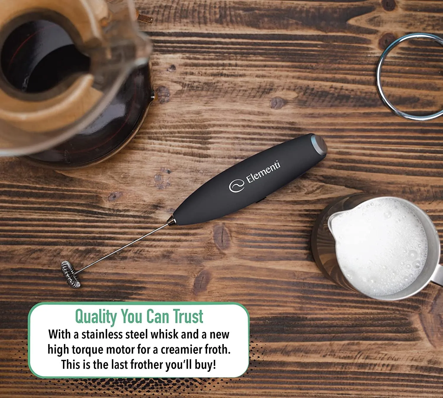 Handheld Electric Milk Frother